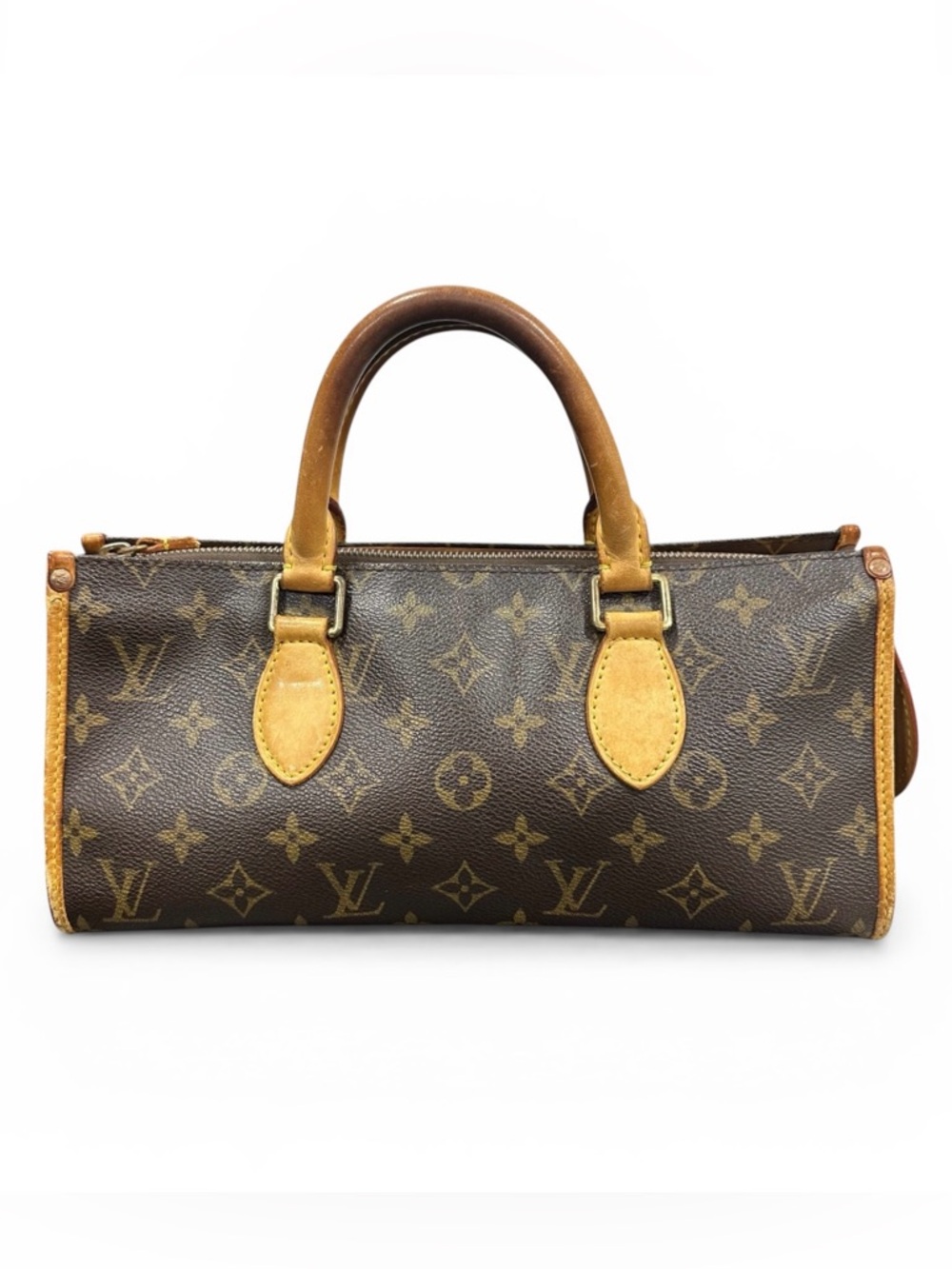 Louis Vuitton Monogram & Vachetta Poppincourt Satchel Bag